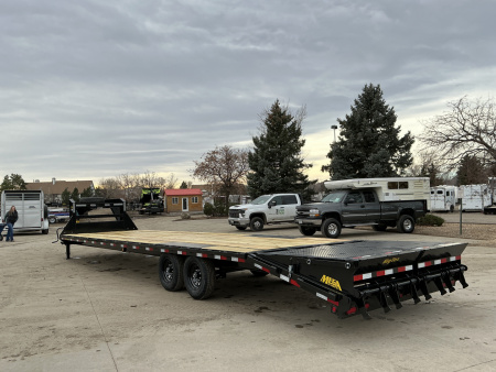 New 2026 Big Tex Trailers 14GN-35D5A-MRBK Flatbed Trailer