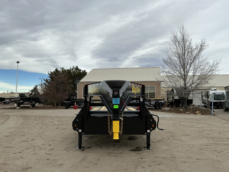 New 2026 Big Tex Trailers 14GN-35D5A-MRBK Flatbed Trailer