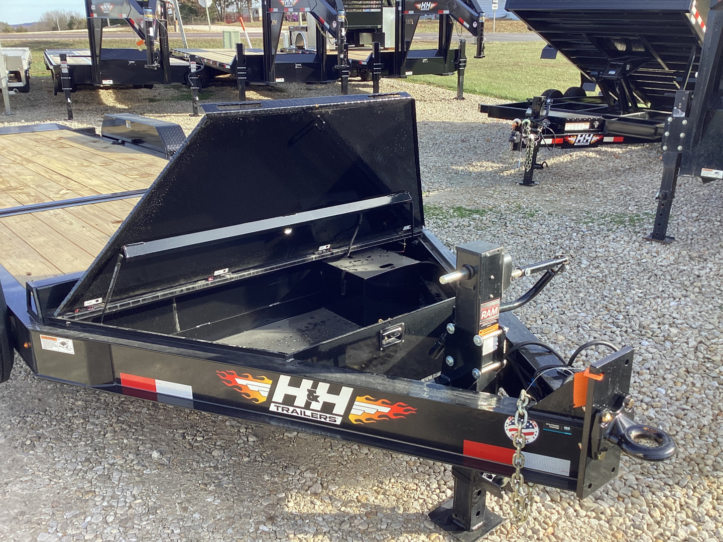 New 2026 H&H 82x16+6 Topline I-Beam Gravity Tilt Trailer, 17.6k GVWR