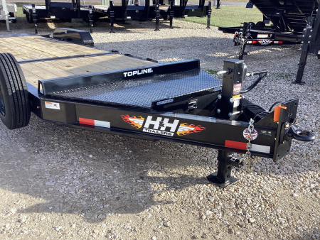 New 2026 H&H 82x16+6 Topline I-Beam Gravity Tilt Trailer, 17.6k GVWR