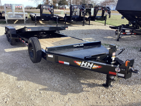 New 2026 H&H 82x16+6 Topline I-Beam Gravity Tilt Trailer, 17.6k GVWR