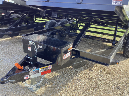 New 2026 H&H 76x12 Utility Dump Trailer, Spare Tire, 10K GVW
