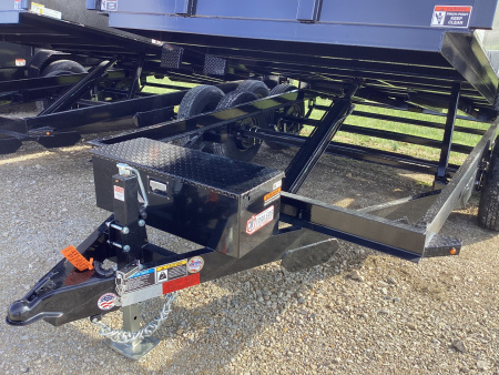 New 2026 H&H 76x12 Utility Dump Trailer, Spare Tire, 10K GVW
