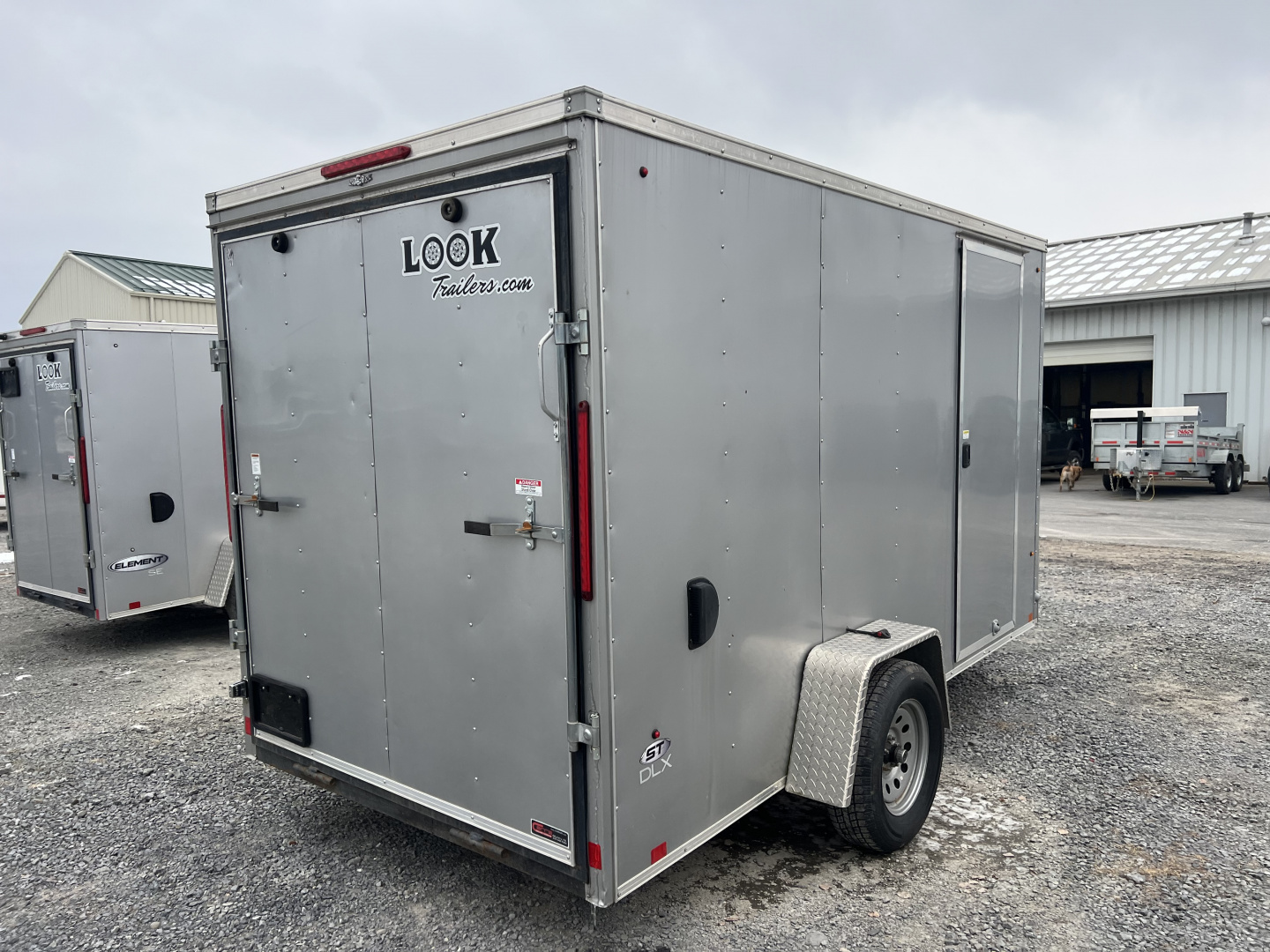 Used 2020 Look Trailers 6X12 3K RAMP DOOR Cargo / Enclosed Trailer