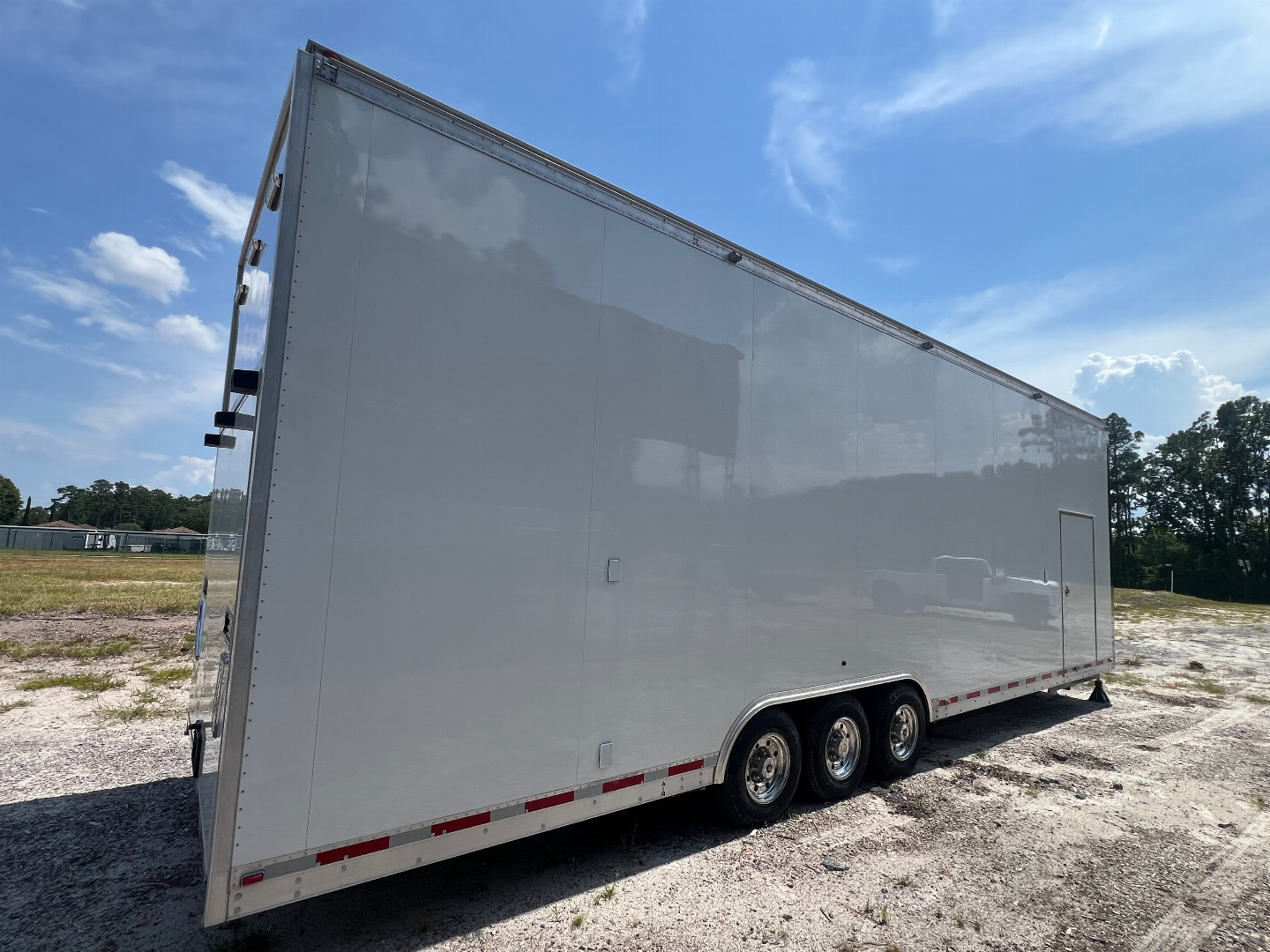 Used 2005 Gold Rush All Aluminum 34’ Stacker Trailer