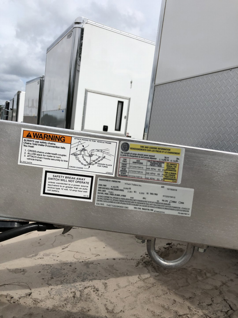 New 2019 inTech 20’ Aluminum Tag Trailer