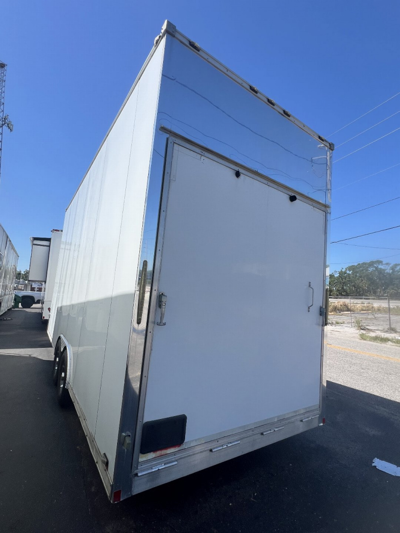 Used 2013 Cargo Mate 22’ VNose Aluminum Stacker Trailer