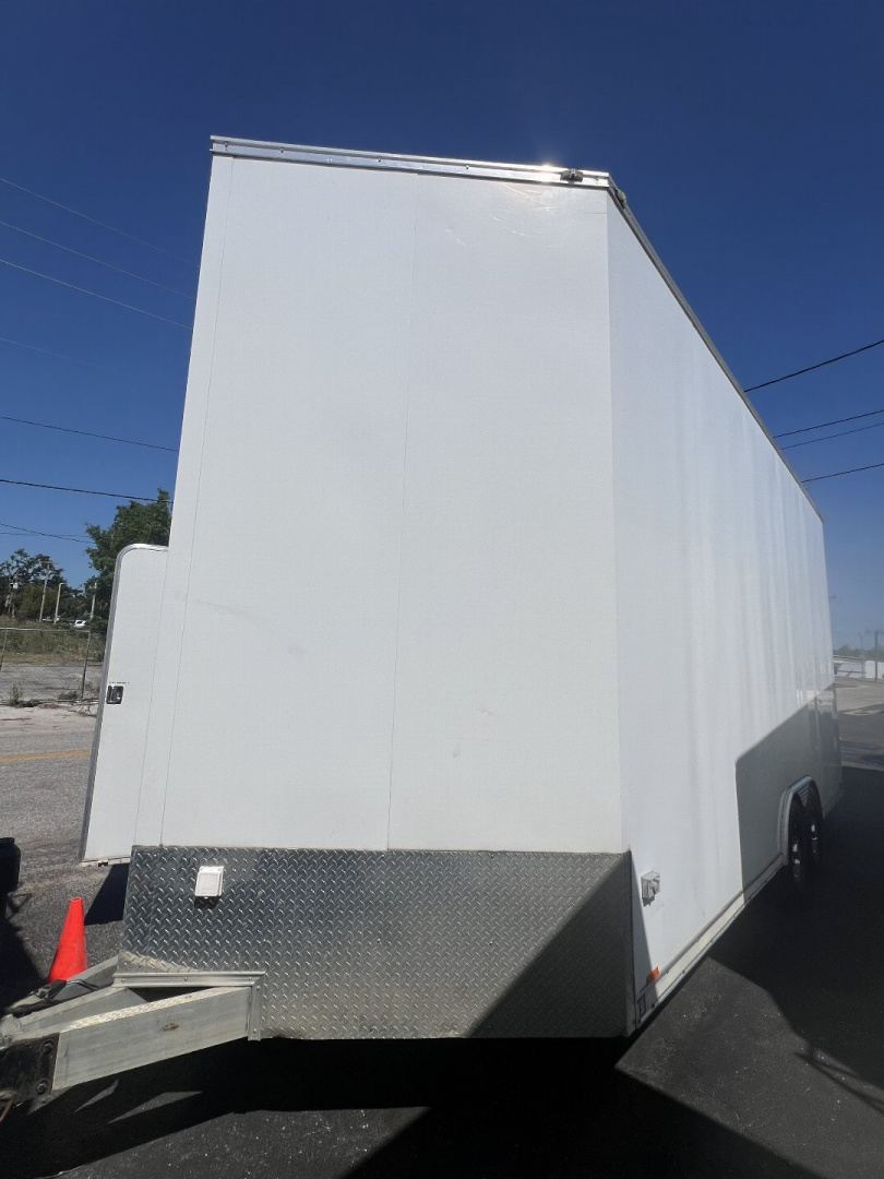 Used 2013 Cargo Mate 22’ VNose Aluminum Stacker Trailer