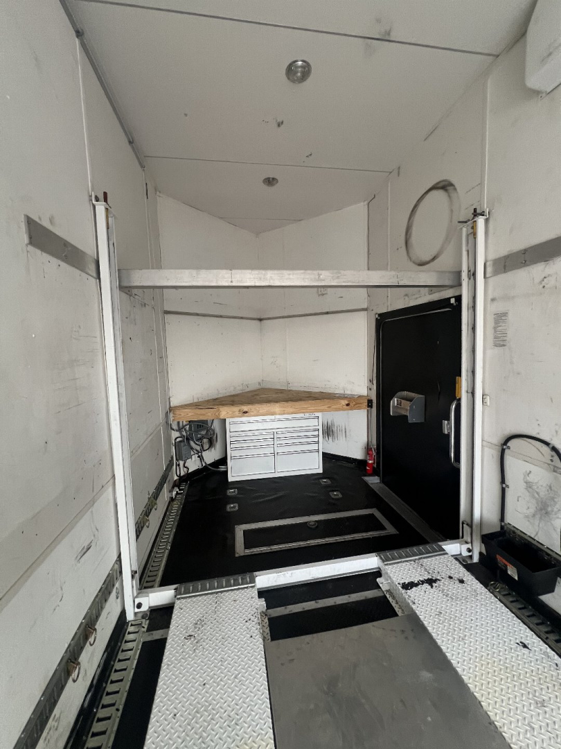 Used 2013 Cargo Mate 22’ VNose Aluminum Stacker Trailer