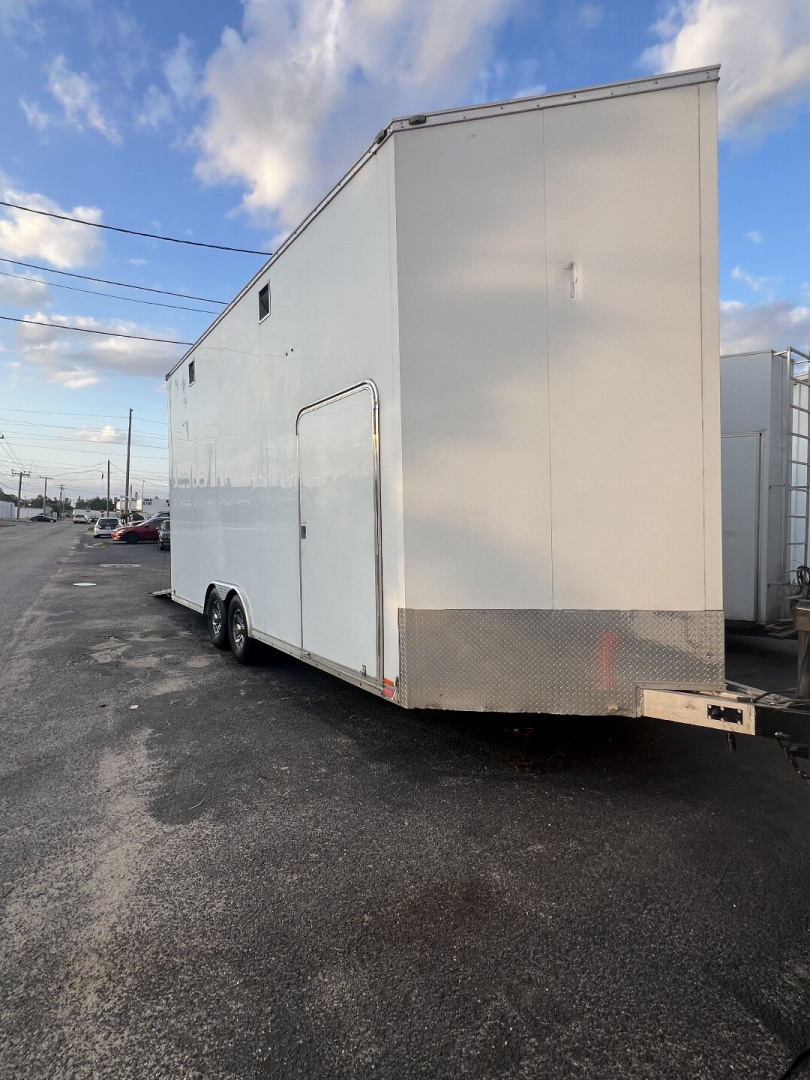 Used 2013 Cargo Mate 22’ VNose Aluminum Stacker Trailer