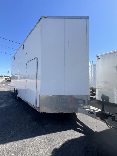 Used 2013 Cargo Mate 22’ VNose Aluminum Stacker Trailer