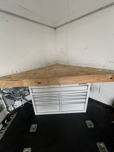 Used 2013 Cargo Mate 22’ VNose Aluminum Stacker Trailer