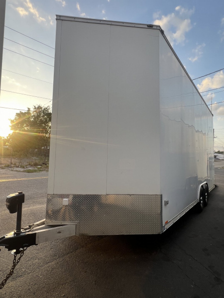 Used 2013 Cargo Mate 22’ VNose Aluminum Stacker Trailer
