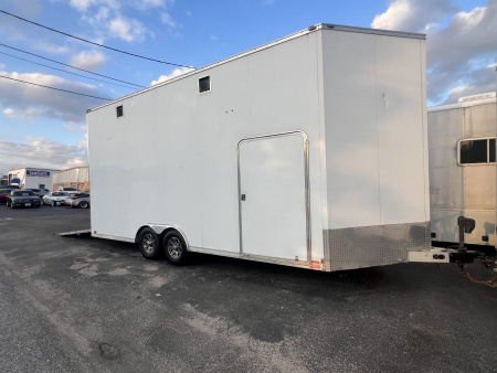 Used 2013 Cargo Mate 22’ VNose Aluminum Stacker Trailer