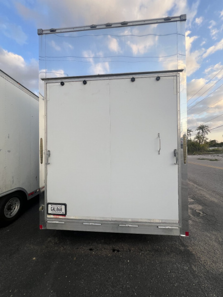 Used 2013 Cargo Mate 22’ VNose Aluminum Stacker Trailer