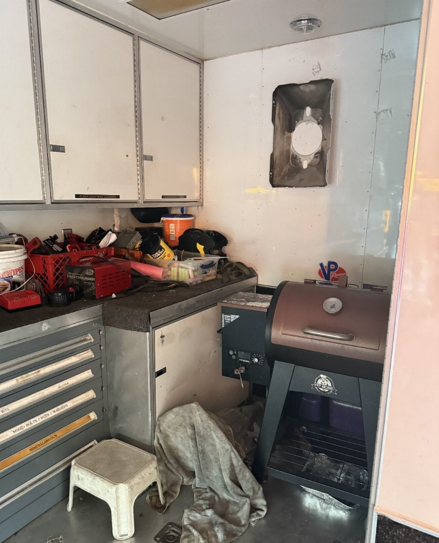 Used 1999 Gold Rush All Aluminum 34’ Stacker Trailer for Sale