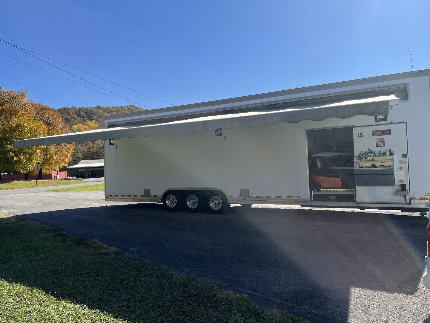 Used 1999 Gold Rush All Aluminum 34’ Stacker Trailer for Sale