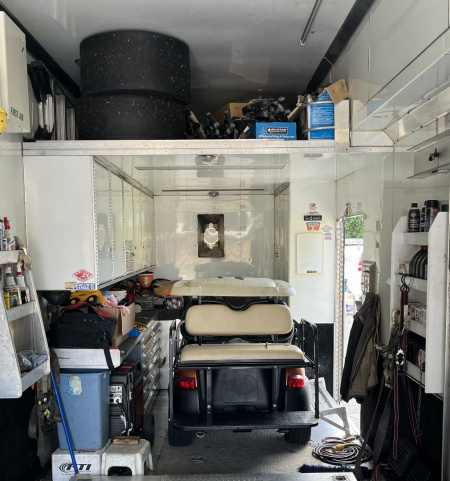 Used 1999 Gold Rush All Aluminum 34’ Stacker Trailer for Sale