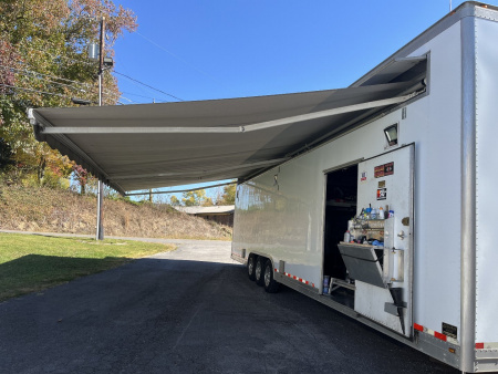 Used 1999 Gold Rush All Aluminum 34’ Stacker Trailer for Sale