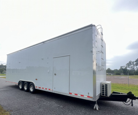 Used 2005 Gold Rush Motorsports All Aluminum 32’ Stacker Trailer
