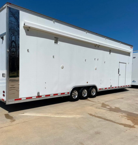 Used 2012 Gold Rush 36’ Aluminum Stacker Trailer