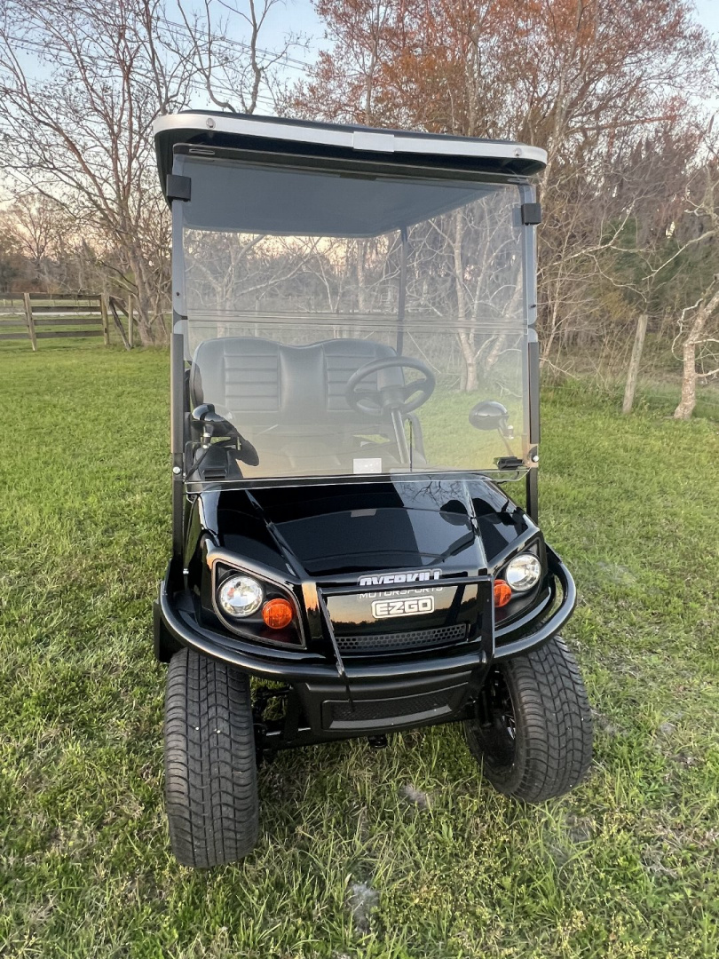 Used 2025 EZGO TXT Gas Golf Cart - Black