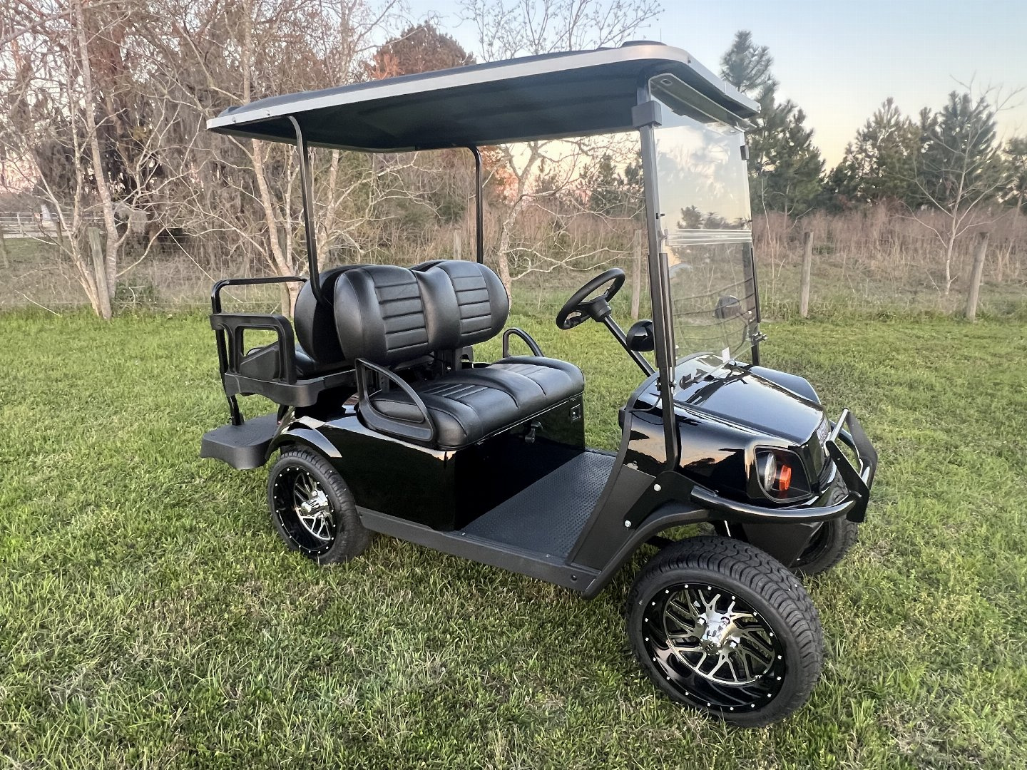 Used 2025 EZGO TXT Gas Golf Cart - Black