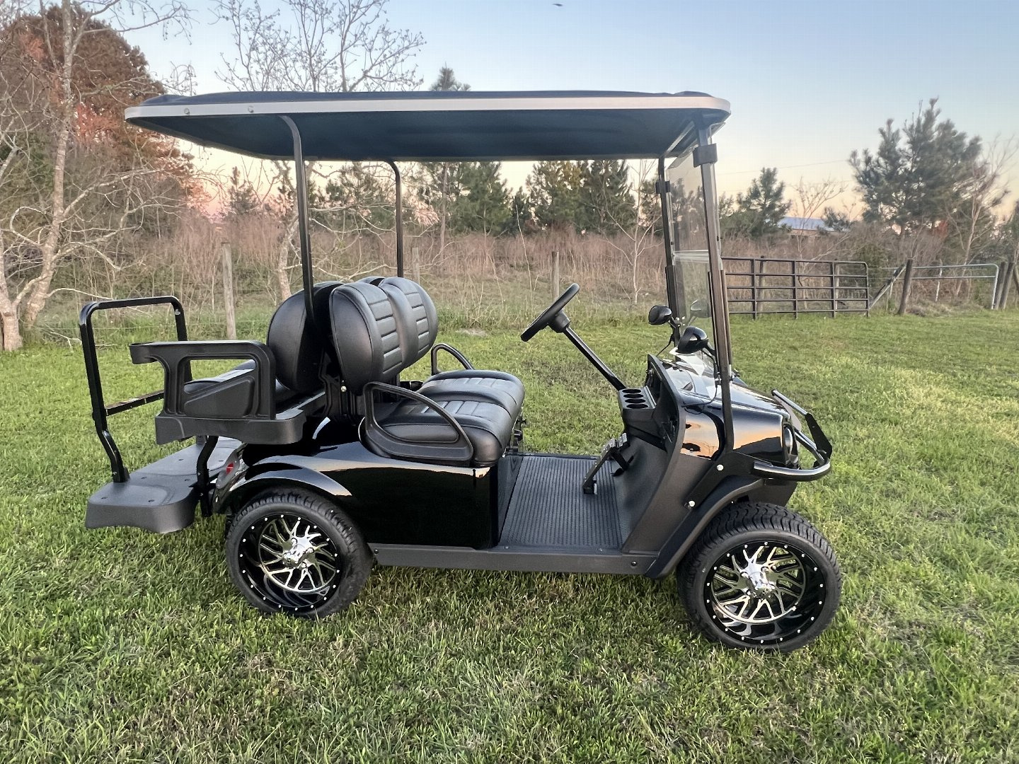 Used 2025 EZGO TXT Gas Golf Cart - Black