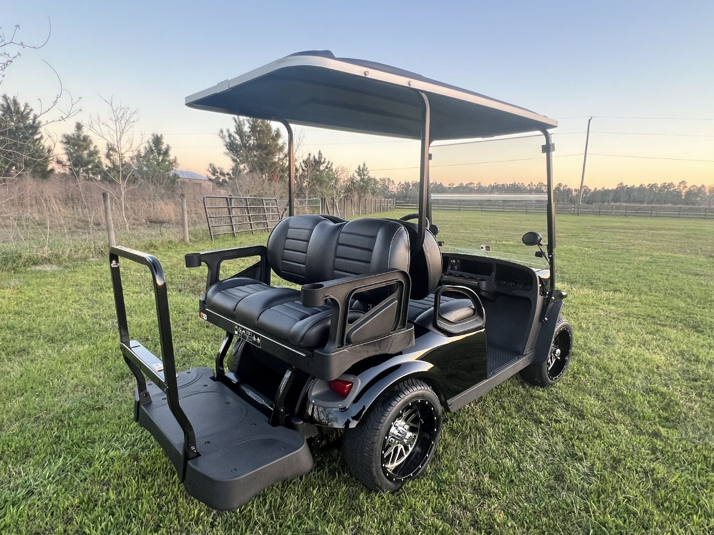 Used 2025 EZGO TXT Gas Golf Cart - Black