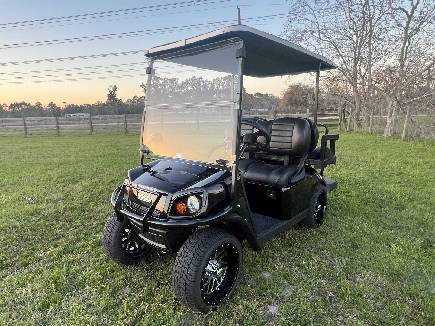 Used 2025 EZGO TXT Gas Golf Cart - Black