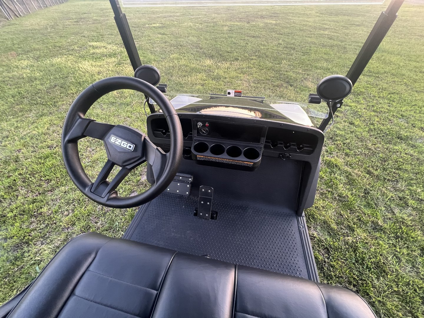 Used 2025 EZGO TXT Gas Golf Cart - Black