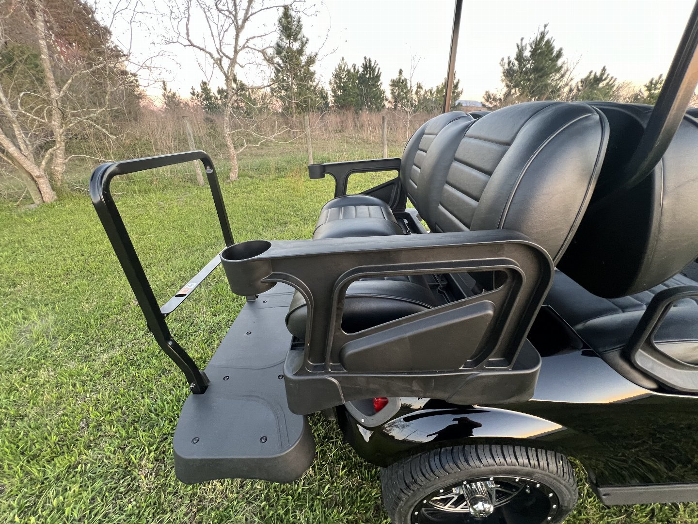 Used 2025 EZGO TXT Gas Golf Cart - Black