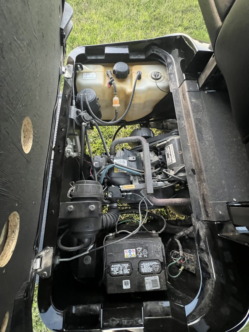 Used 2025 EZGO TXT Gas Golf Cart - Black