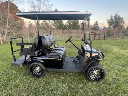Used 2025 EZGO TXT Gas Golf Cart - Black