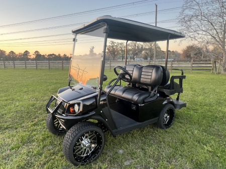 Used 2025 EZGO TXT Gas Golf Cart - Black