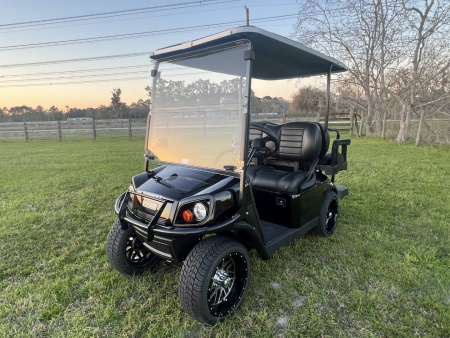 Used 2025 EZGO TXT Gas Golf Cart - Black