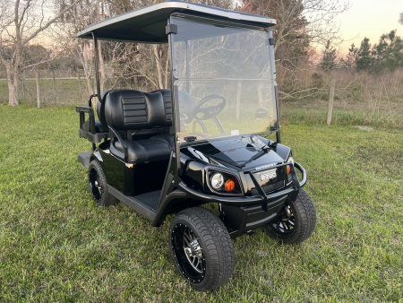 Used 2025 EZGO TXT Gas Golf Cart - Black
