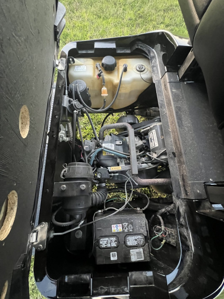 Used 2025 EZGO TXT Gas Golf Cart - Black