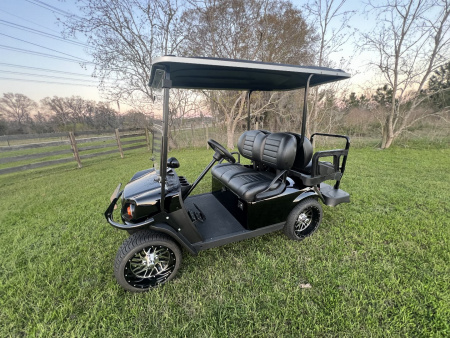 Used 2025 EZGO TXT Gas Golf Cart - Black