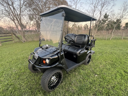 Used 2025 EZGO TXT Gas Golf Cart - Black