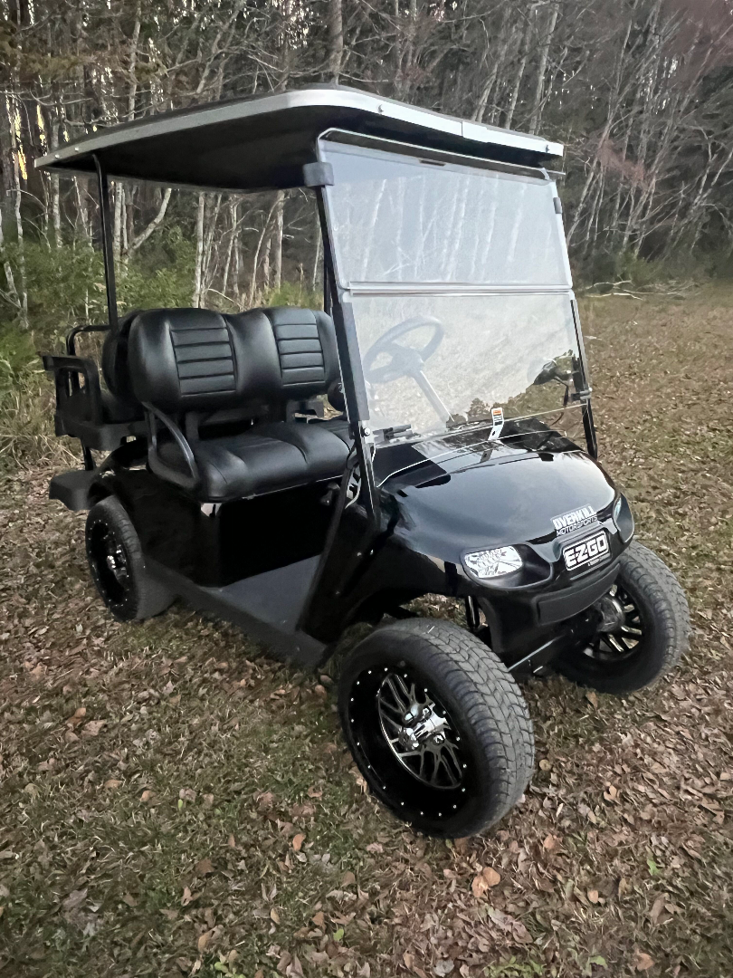 Used 2025 EZGO TXT Gas Golf Cart - Black