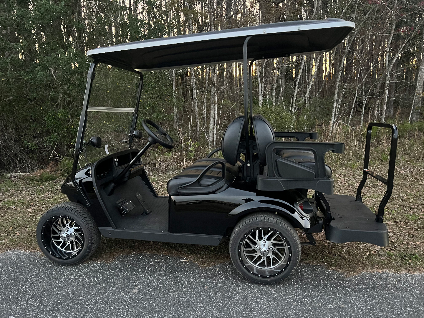 Used 2025 EZGO TXT Gas Golf Cart - Black