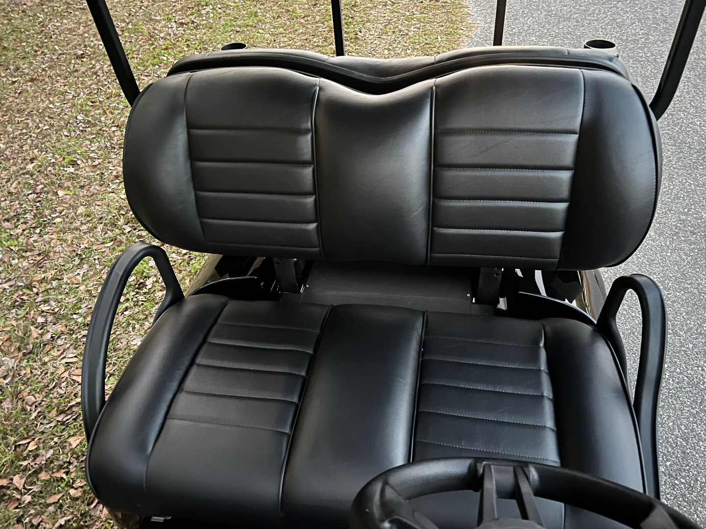 Used 2025 EZGO TXT Gas Golf Cart - Black
