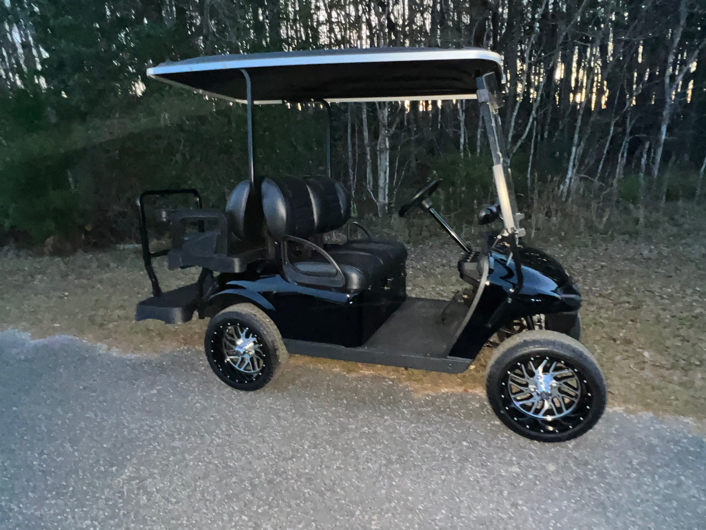 Used 2025 EZGO TXT Gas Golf Cart - Black