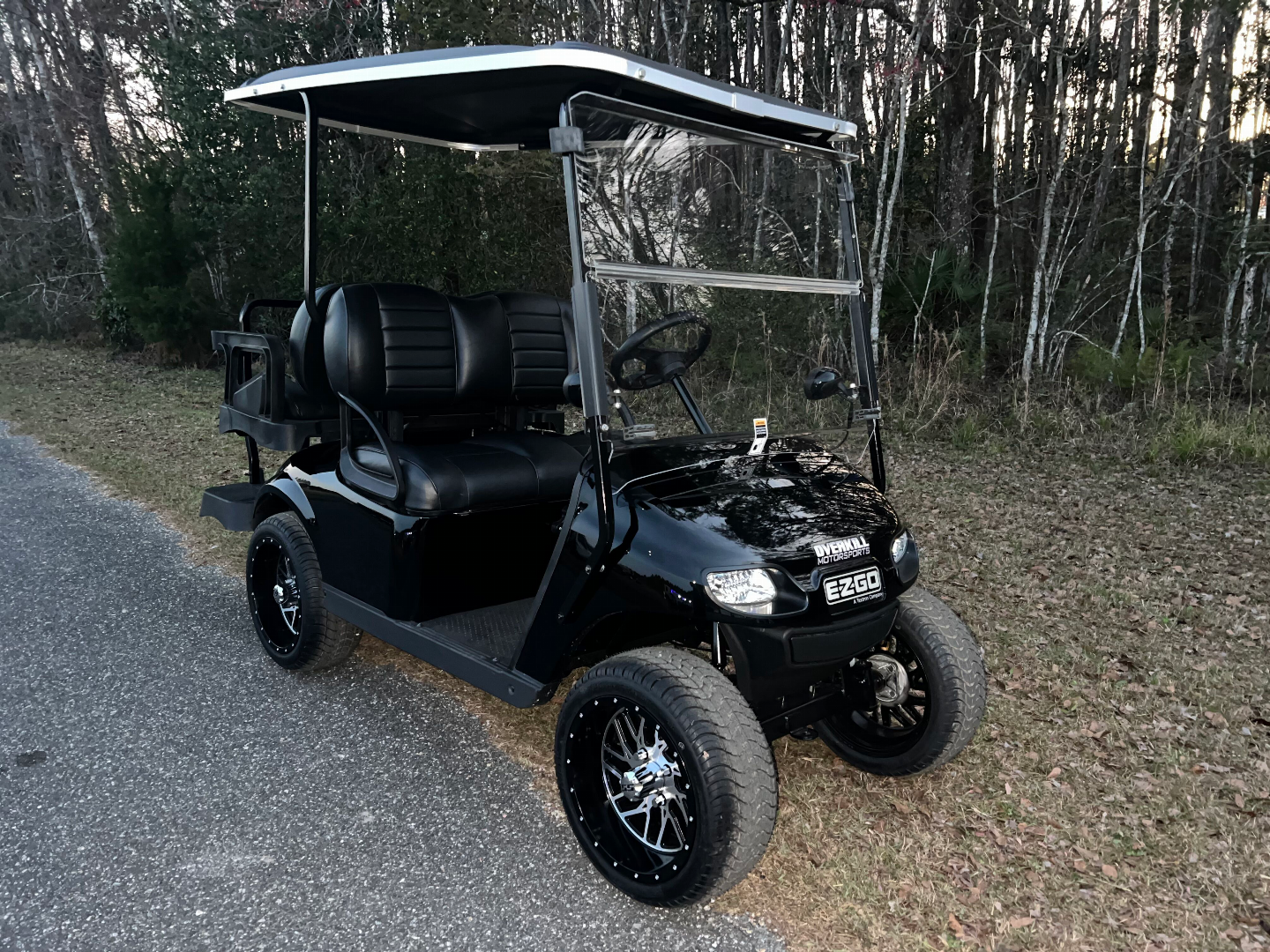 Used 2025 EZGO TXT Gas Golf Cart - Black