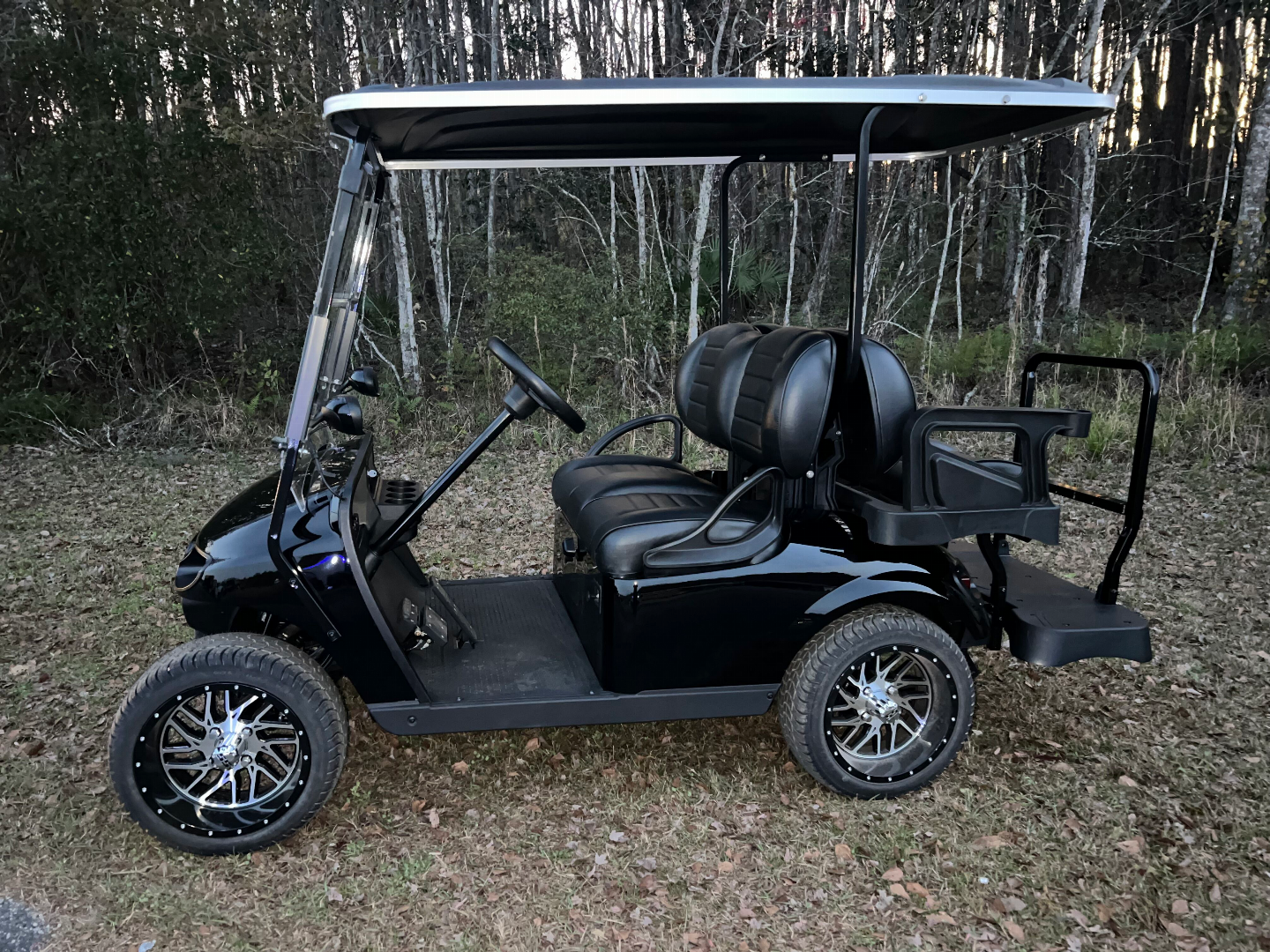 Used 2025 EZGO TXT Gas Golf Cart - Black