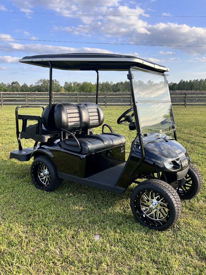 Used 2025 EZGO TXT Gas Golf Cart - Black