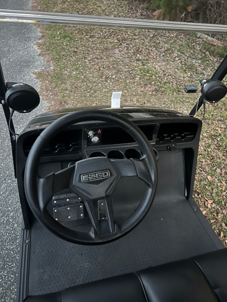 Used 2025 EZGO TXT Gas Golf Cart - Black