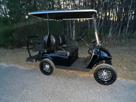 Used 2025 EZGO TXT Gas Golf Cart - Black