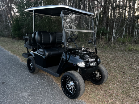 Used 2025 EZGO TXT Gas Golf Cart - Black
